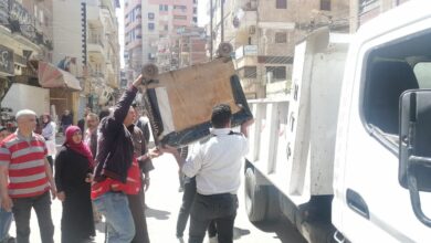 رفع فوري للإشغالات بشارع سعد بدسوق لتحقيق السيولة المرورية
