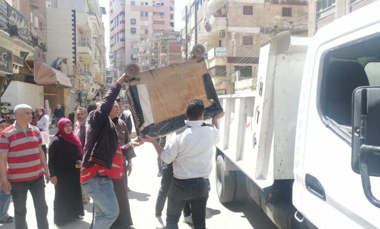 رفع فوري للإشغالات بشارع سعد بدسوق لتحقيق السيولة المرورية