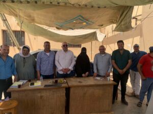 نائب الشيوخ إبراهيم عيسى يتفقد صوامع كفر الشيخ لمتابعة انتظام توريد القمح ودعم المزارعين