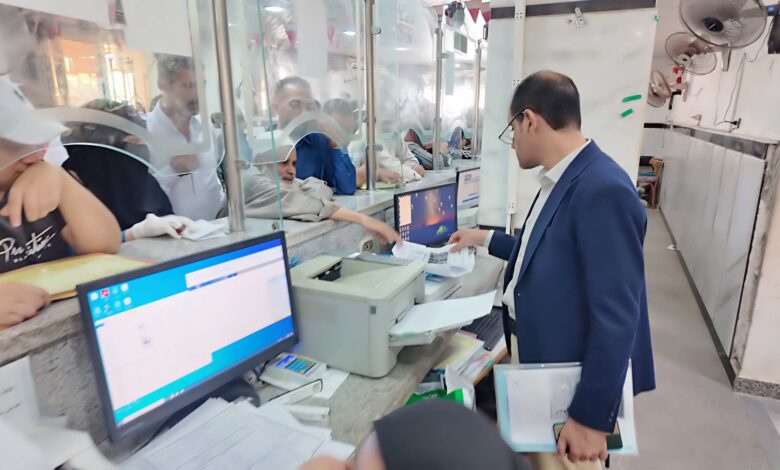 رئيس مدينة كفر الشيخ في جولة مفاجئة للمركز التكنولوجي 