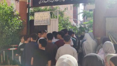 طلاب الثانوية العامة بكفر الشيخ يؤدون إمتحان اللغة العربية وسط أجواء هادئة