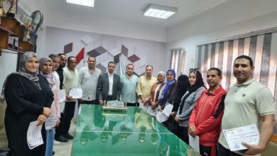 خماسية كفر الشيخ تتألق على منصات الجمهورية .. «"جودة " يكرم توجيه التربية الرياضية 