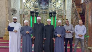 رئيس الإدارة المركزية لشئون المساجد والقرآن الكريم يتفقد جاهزية انطلاق تصفيات «دولة التلاوة» بالإسكندرية
