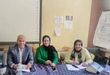 فعاليات اجتماع مدير إدارة دسوق التعليمية بمديري مدارس المرحلة الإعدادية