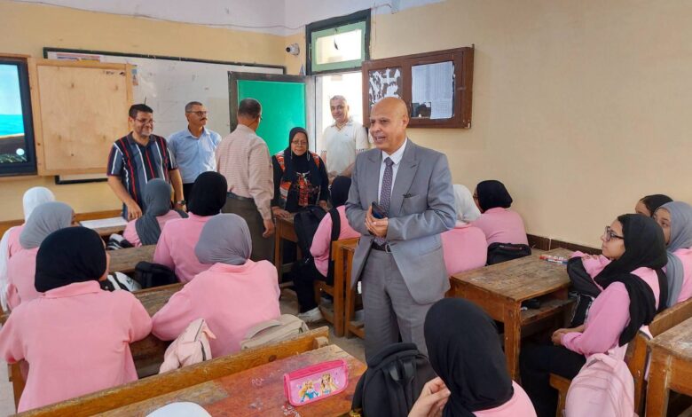انتظام الدراسة بمدارس مركز ومدينة دسوق مع انطلاق العام الدراسي الجديد