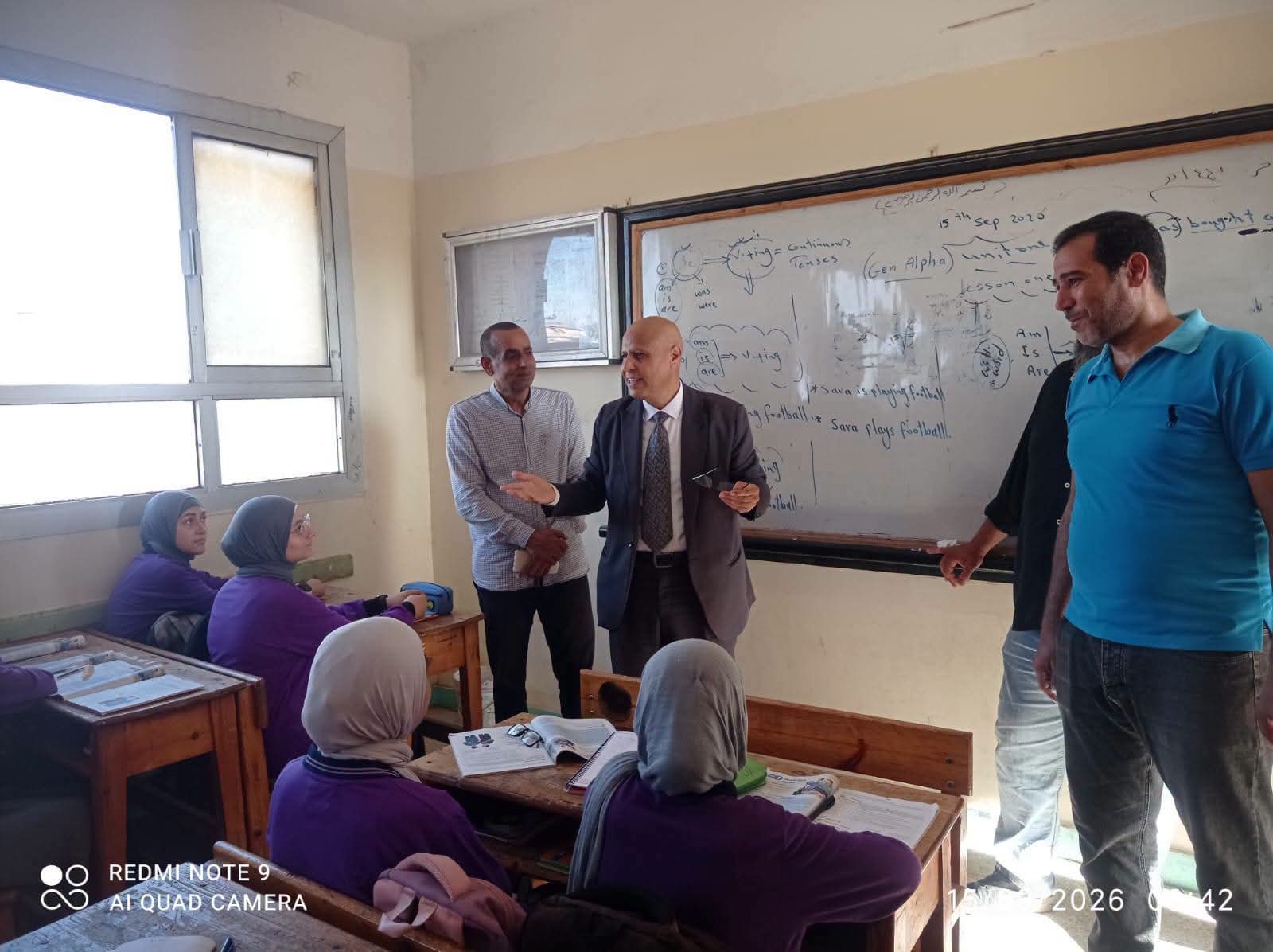 مدير تعليم دسوق .. يواصل جولاتة الميدانية مع انطلاق الدراسة