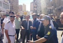 ساطور .. يشن حربا على الاشغالات والتعديات بشوارع دسوق بحضور مدير أمن كفر الشيخ