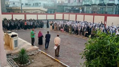 مدرسة الطوخي الإعدادية بشباس الملح ترفع راية الانضباط مع إنطلاق العام الدراسي الجديد 