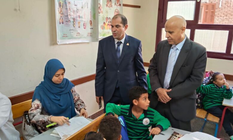 جولة ميدانية لوكيل تعليم كفر الشيخ تفقد خلالها مدارس دسوق