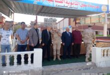 قيادات التعليم والتأسيس العسكري في زيارة لمدرسة دسوق الثانوية الصناعية العسكرية