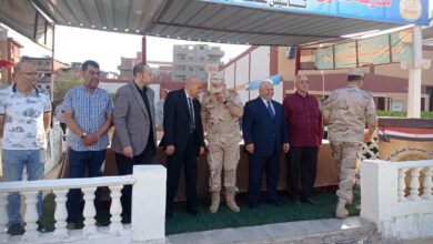 قيادات التعليم والتأسيس العسكري في زيارة لمدرسة دسوق الثانوية الصناعية العسكرية