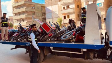 حملات مرورية بدسوق تضبط 13 دراجة وتوك توك بدون لوحات ومواجهة حاسمة لـ "التلوث السمعي"