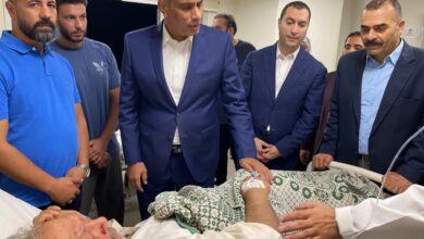 محافظ كفر الشيخ .. يطمأن على الحالة الصحية لمصابي حادث انهيار عقار بيلا