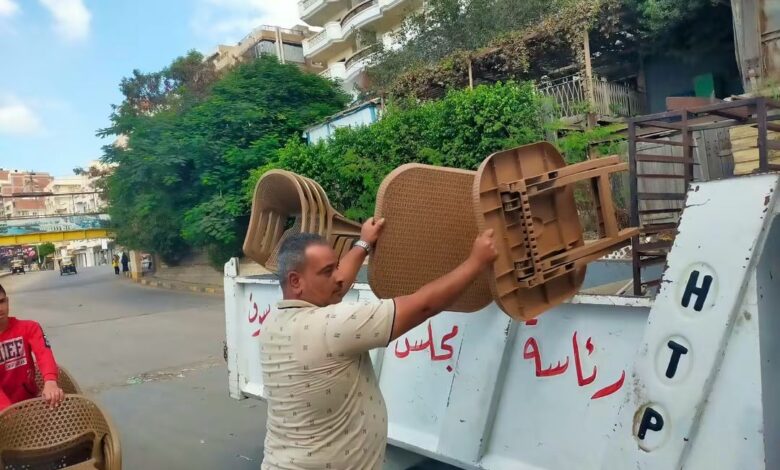 رئيس مدينة دسوق .. لا تهاون مع التعديات حملات يومية لإزالة إشغالات الكافيهات والمقاهي