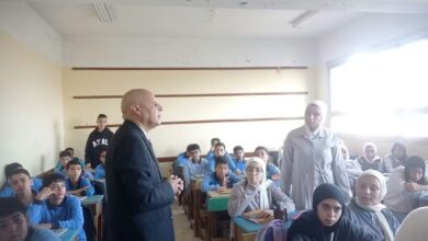 جولات ميدانية مكثفة .. مدير تعليم  دسوق يتفقد 4 مدارس