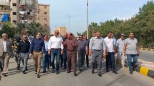 كيلومتر تطوير يغيّر وجه السلخانة بدسوق .. محافظ كفر الشيخ يتفقد طريق عمر أبو العز بعد أعمال الرصف والإنارة