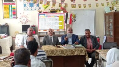 فعاليات اجتماع مدير تعليم دسوق بتوجيه اللغة العربية