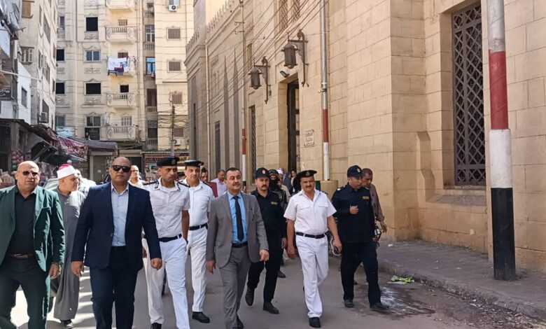 استنفار أمني بدسوق لتأمين المولد الإبراهيمي .. مدير الأمن ورئيس المدينة يتفقدان الميدان