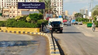 دسوق تتأهب للمولد الإبراهيمي .. حملات نظافة وغسيل مكثفة لاستقبال الزائرين